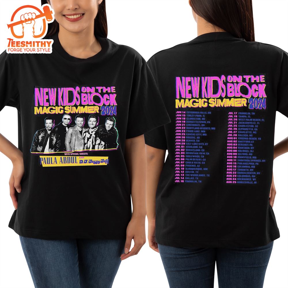 New Kids on the Block The Magic Summer Tour 2024 Shirt, New Kids on the Block Concert