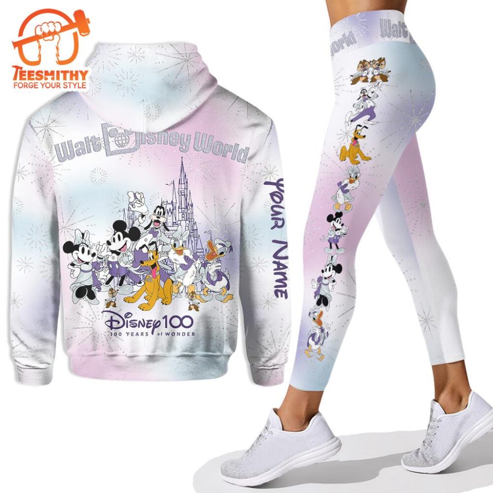 100 Years Of Wonder – Personalized Mickey Mouse Hoodie and Leggings