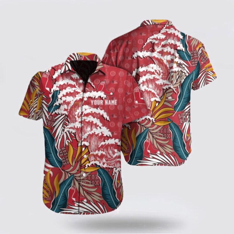 Customized MLB Boston Red Sox Hawaiian Shirt Discover The Unique Essence MLB For Fan MLB