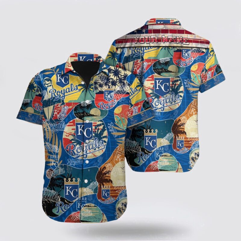 Customized MLB Kansas City Royals Hawaiian Shirt Immerse Yourself For Fan MLB
