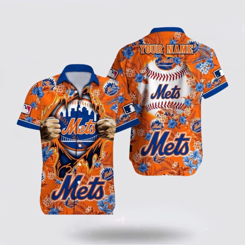Customized MLB New York Mets Hawaiian Shirt Let Your Imagination SoarFor Fan MLB