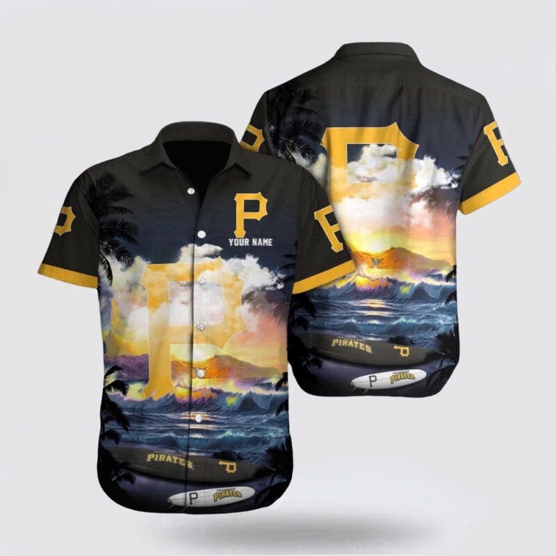 Customized MLB Pittsburgh Pirates Hawaiian Shirt Embrace The Energetic Summer For Fan MLB