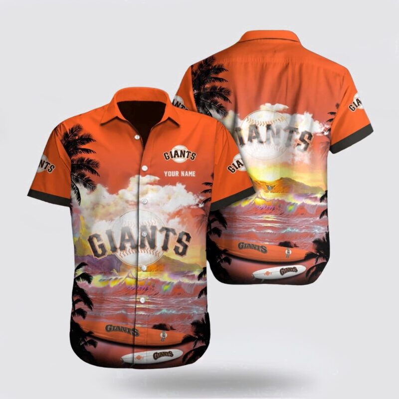 Customized MLB San Francisco Giants Hawaiian Shirt Perfect Fusion Baseball For Fan MLB