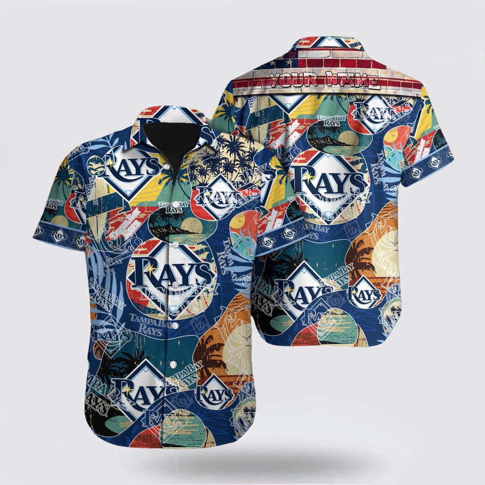 Customized MLB Tampa Bay Rays Hawaiian Shirt Transform The Beach Into A Catwalk For Fan MLB