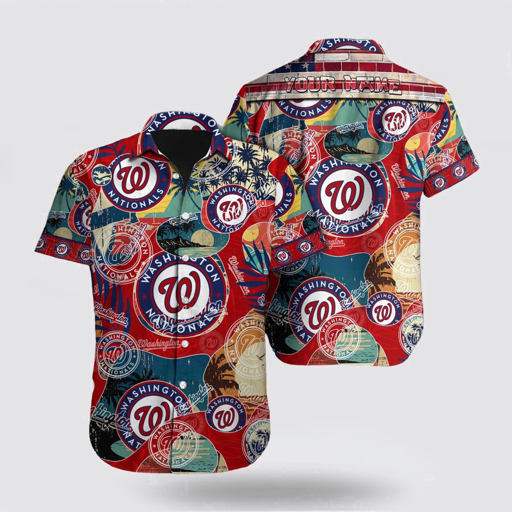 Customized MLB Washington Nationals Hawaiian Shirt Let Your Imagination Soar For Fan MLB