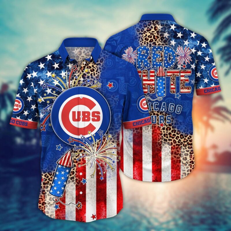 MLB Chicago Cubs Hawaii Shirt Independence Day Vibrant Aloha For Cool Fans