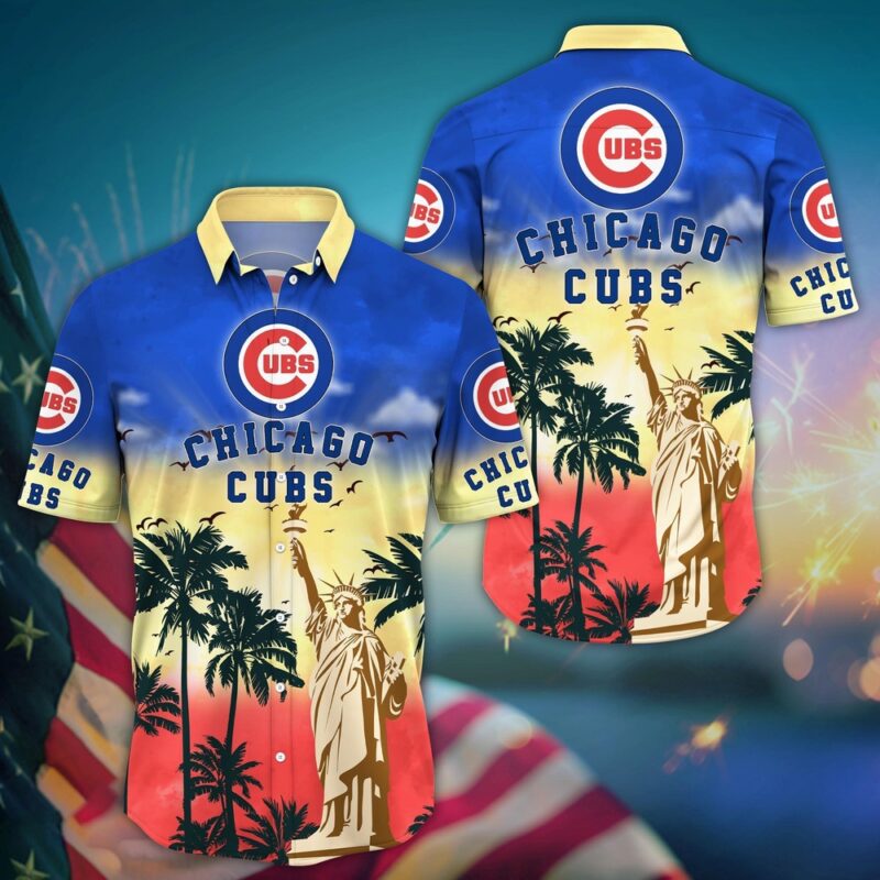 MLB Chicago Cubs Hawaii Shirt Sunrise To Sunset For Cool Fans