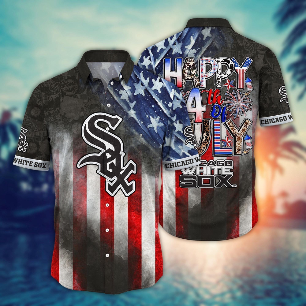 MLB Chicago White Sox Hawaii Shirt Independence Day Trendy Hawaiian Tops For Cool Fans