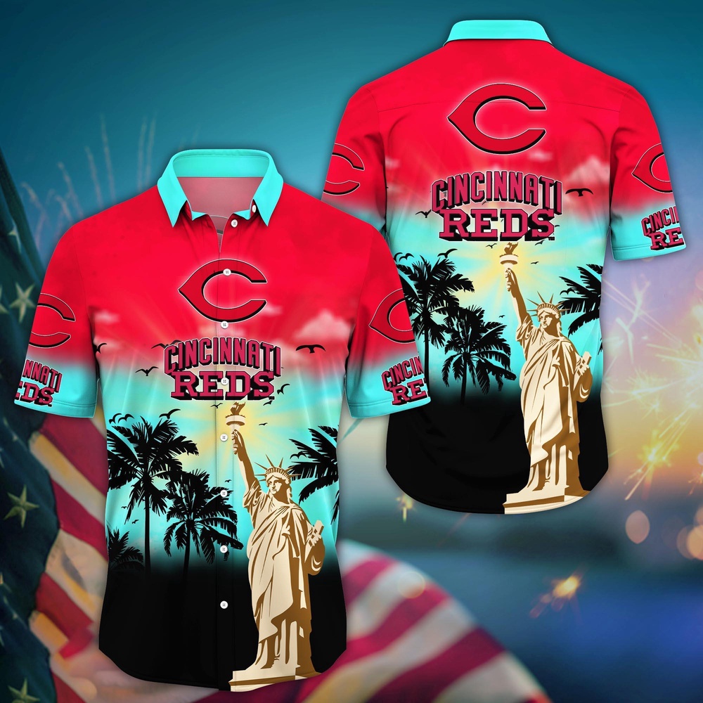 MLB Cincinnati Reds Hawaii Shirt Sunrise To Sunset For Cool Fans