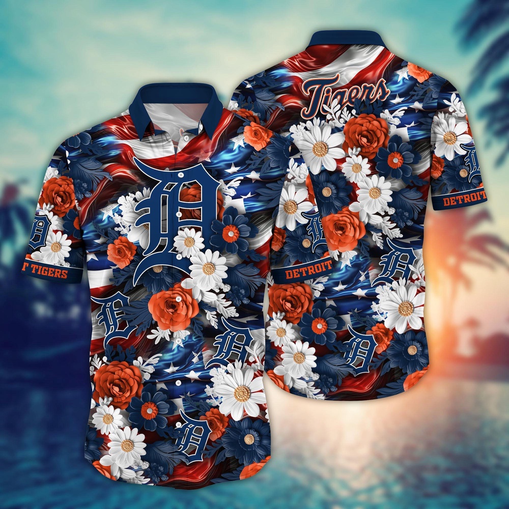 MLB Detroit Tigers Hawaii Shirt Independence Day For Cool Fans