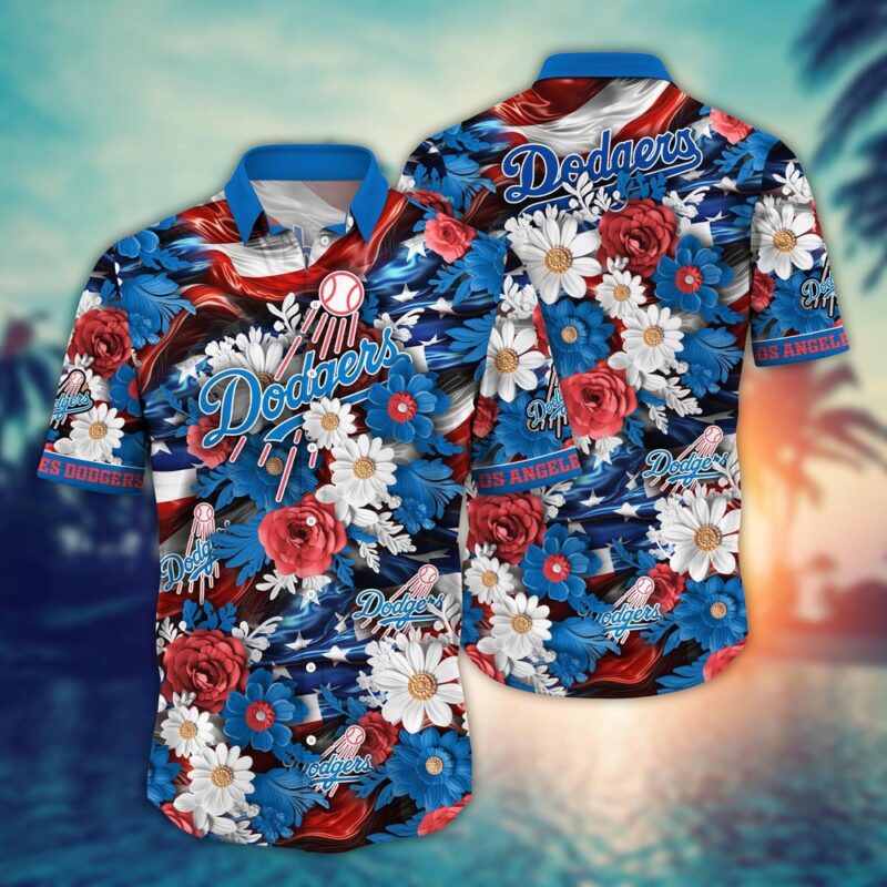 MLB Los Angeles Dodgers Hawaii Shirt Independence Day For Cool Fans