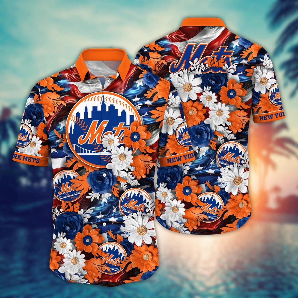 MLB New York Mets Hawaii Shirt Independence Day For Cool Fans