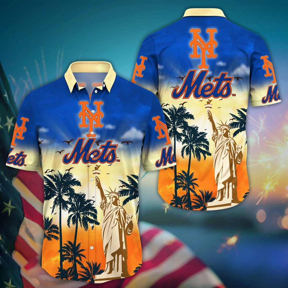 MLB New York Mets Hawaii Shirt Sunrise To Sunset For Cool Fans