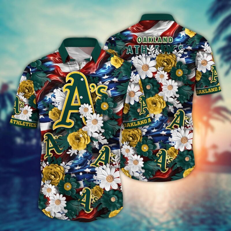 MLB Oakland Athletics Hawaii Shirt Independence Day For Cool Fans
