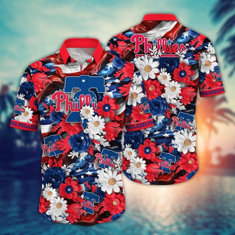 MLB Philadelphia Phillies Hawaii Shirt Independence Day For Cool Fans