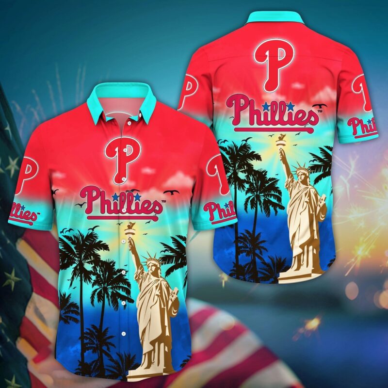 MLB Philadelphia Phillies Hawaii Shirt Sunrise To Sunset For Cool Fans