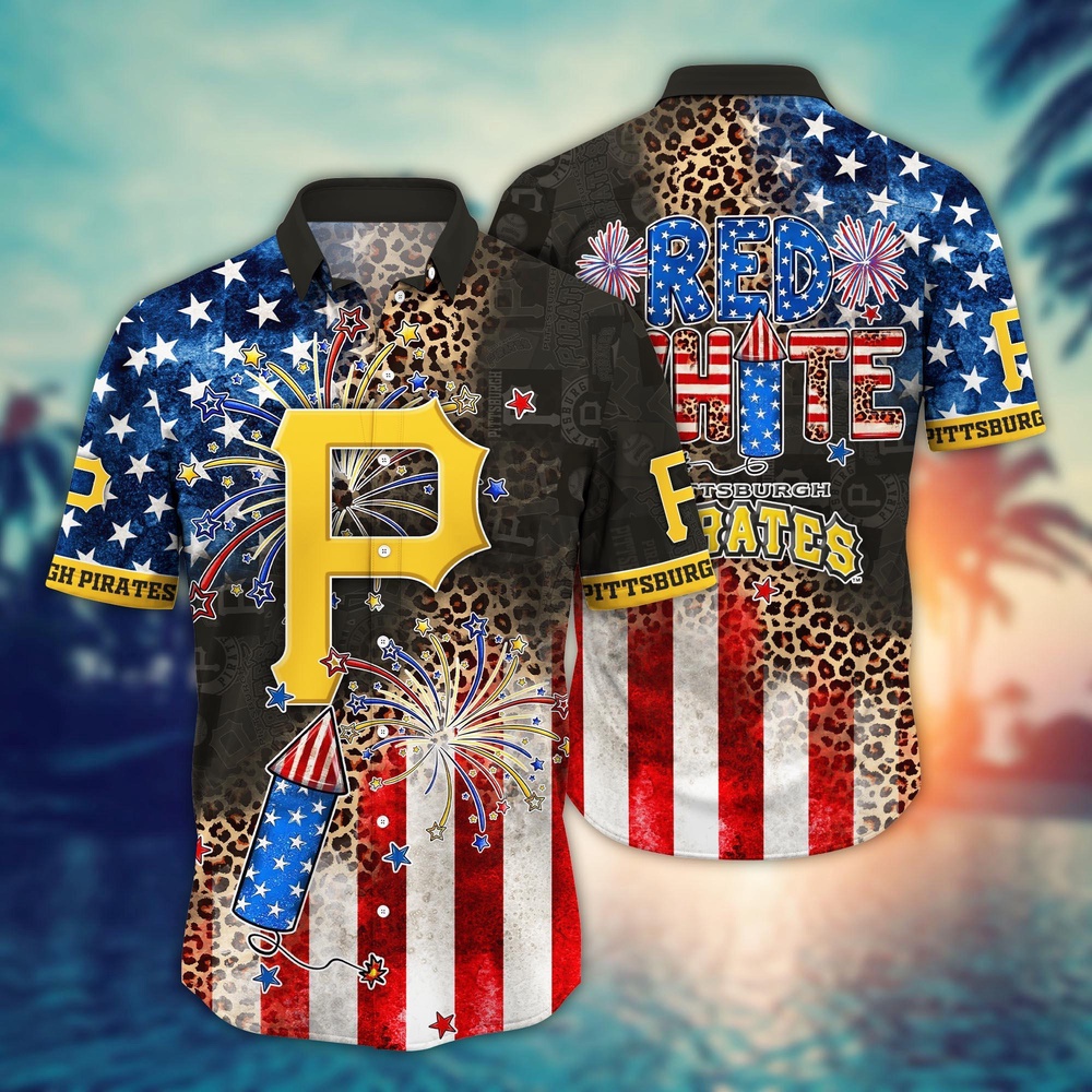 MLB Pittsburgh Pirates Hawaii Shirt Independence Day Vibrant Aloha For Cool Fans