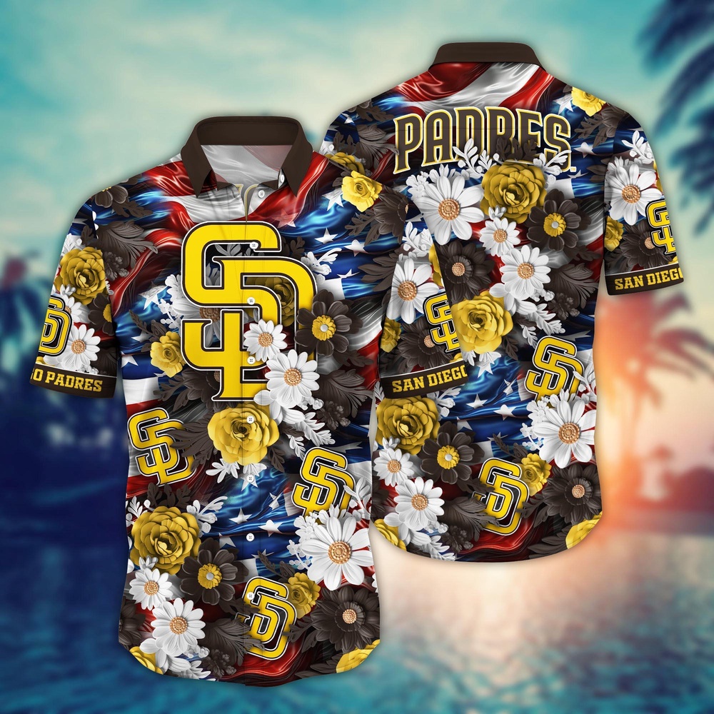 MLB San Diego Padres Hawaii Shirt Independence Day For Cool Fans