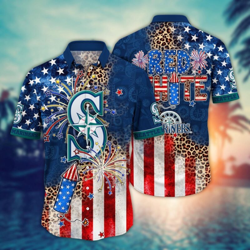 MLB Seattle Mariners Hawaii Shirt Independence Day Vibrant Aloha For Cool Fans