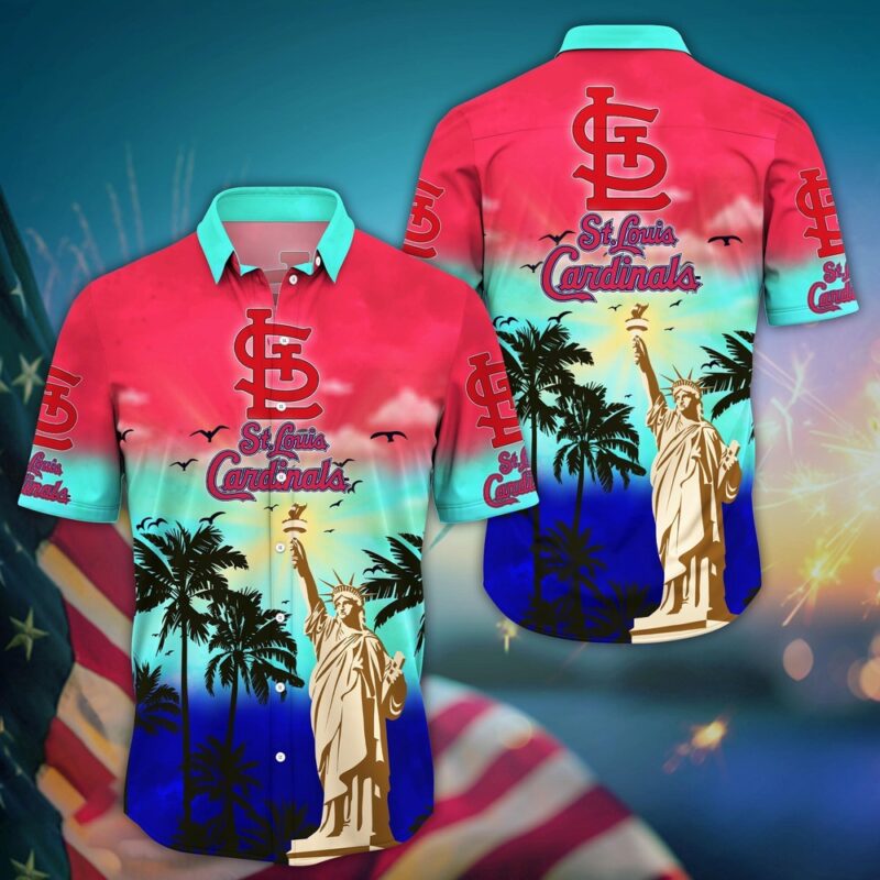MLB St Louis Cardinals Hawaii Shirt Sunrise To Sunset For Cool Fans