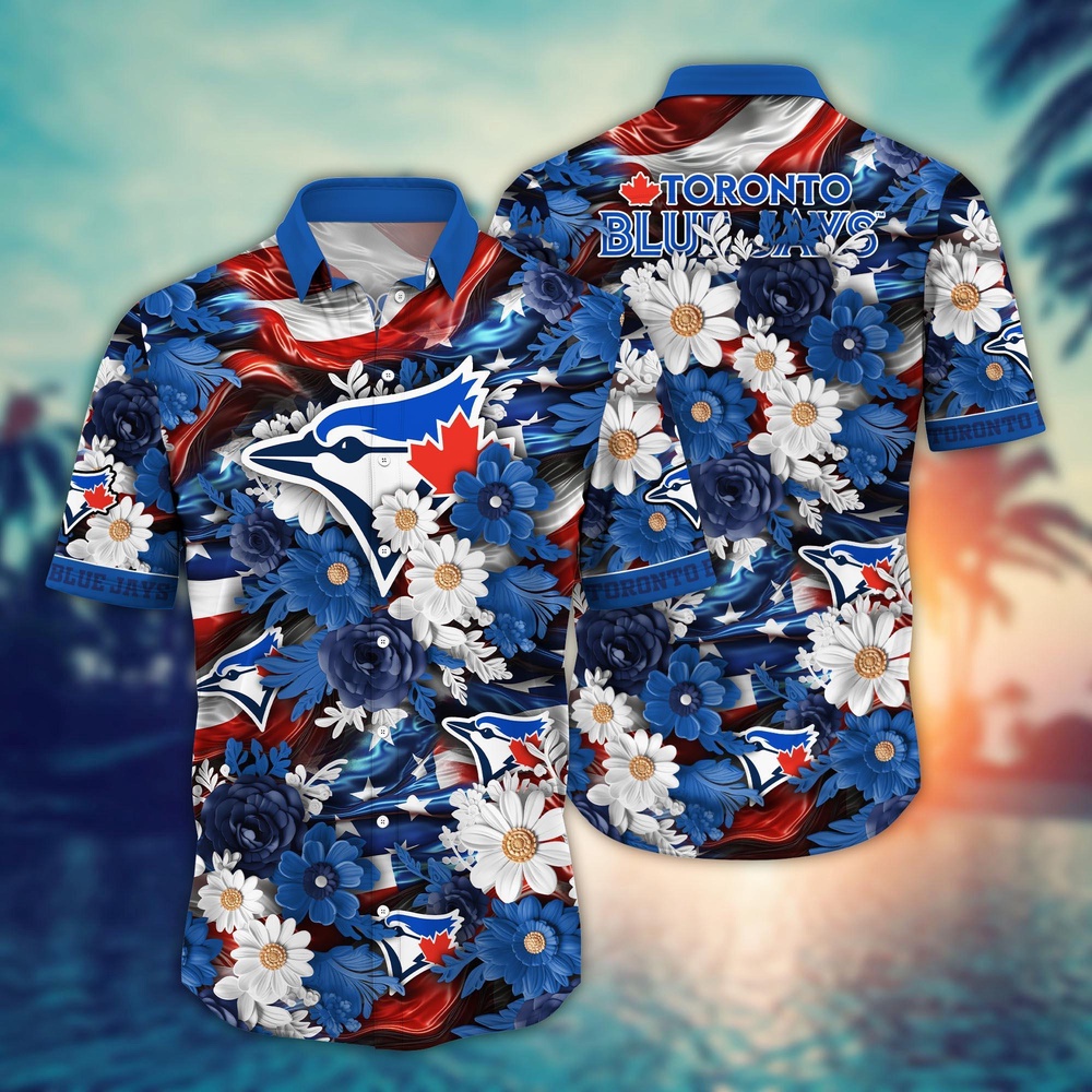 MLB ToronTo Blue Jays Hawaii Shirt Independence Day For Cool Fans