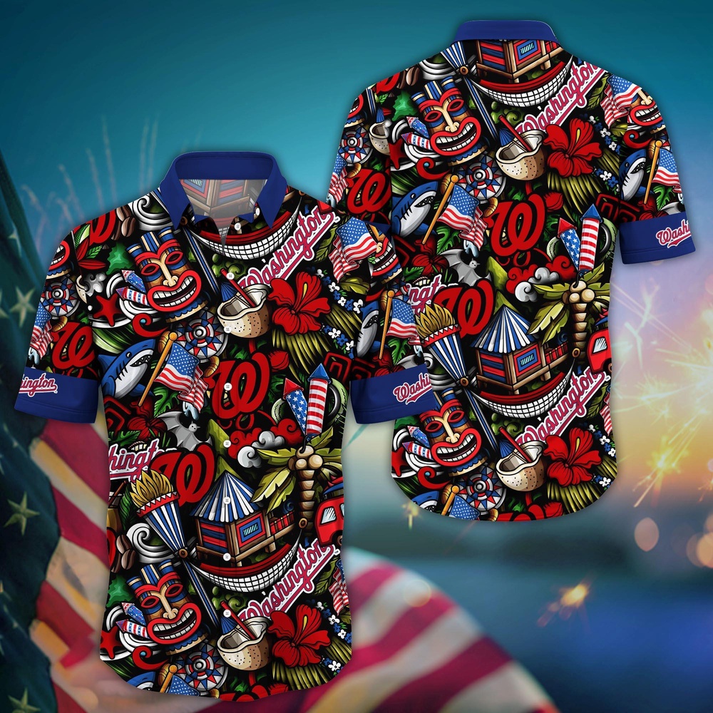 MLB WashingTon Nationals Hawaii Shirt Vibrant Aloha For Cool Fans