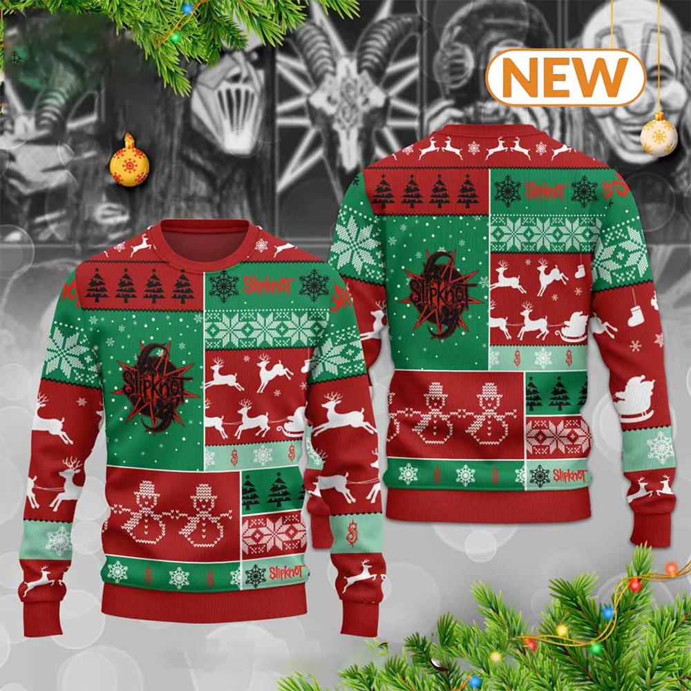 2024 Slipknot Ugly Christmas Sweater Shirt, Sweatshirt