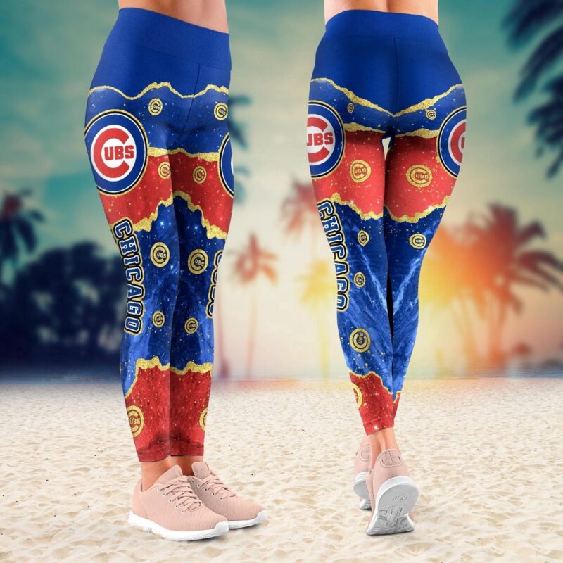 MLB Chicago Cubs Leggings Chic Vibes In Legwear For Fans