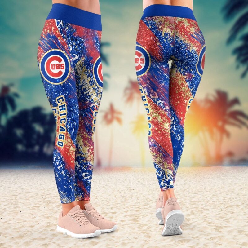 MLB Chicago Cubs Leggings Elegance In Style For Fans
