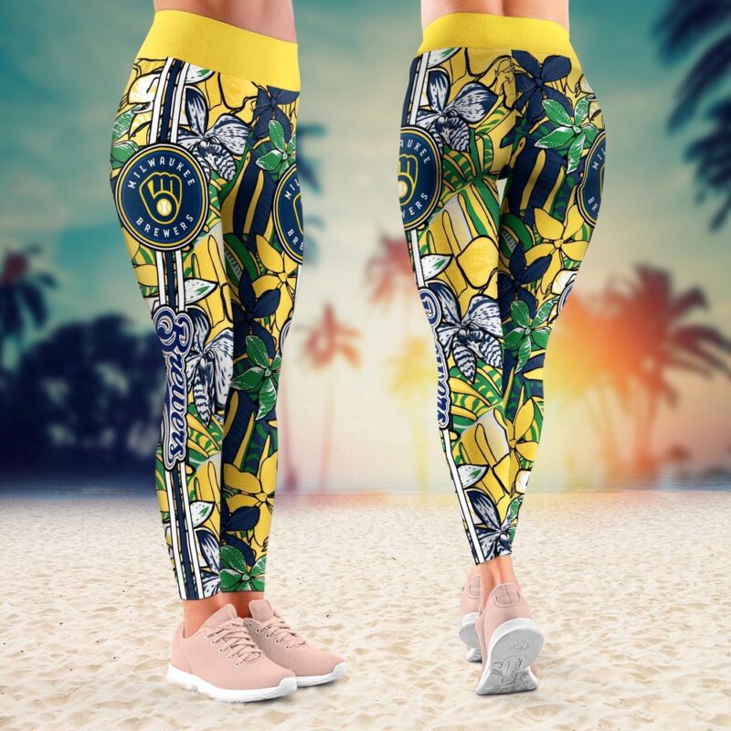 MLB Milwaukee Brewers Leggings Magic Threads Chic For Fans