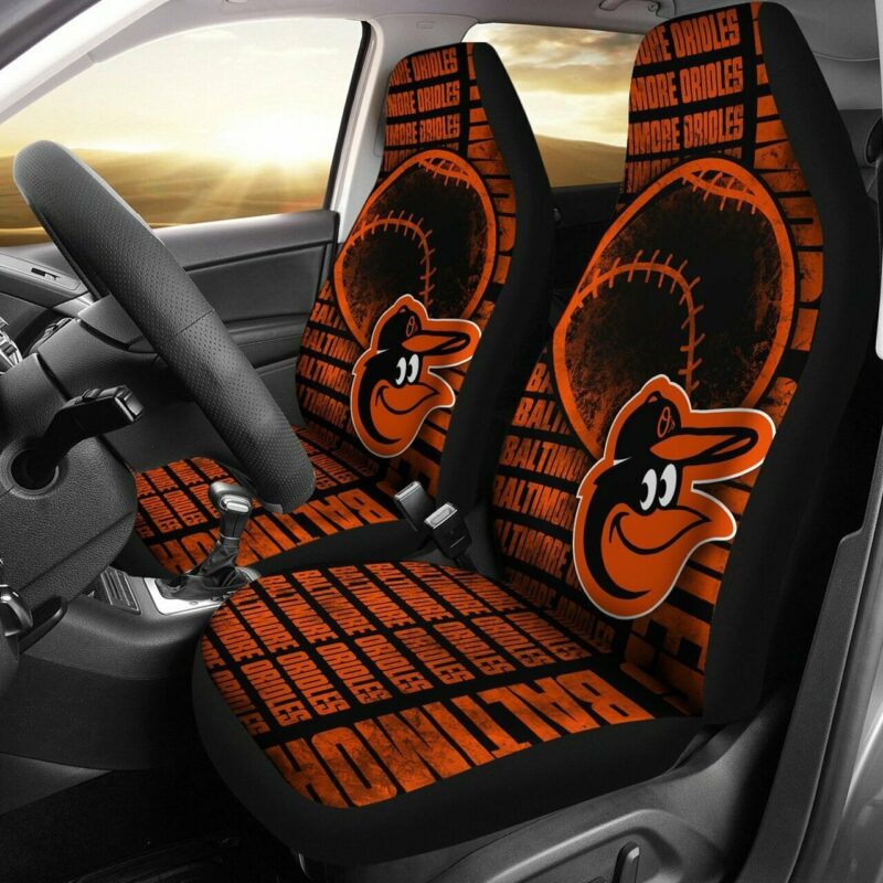 MLB Baltimore Orioles Car Seat Covers Auto Pride Essential