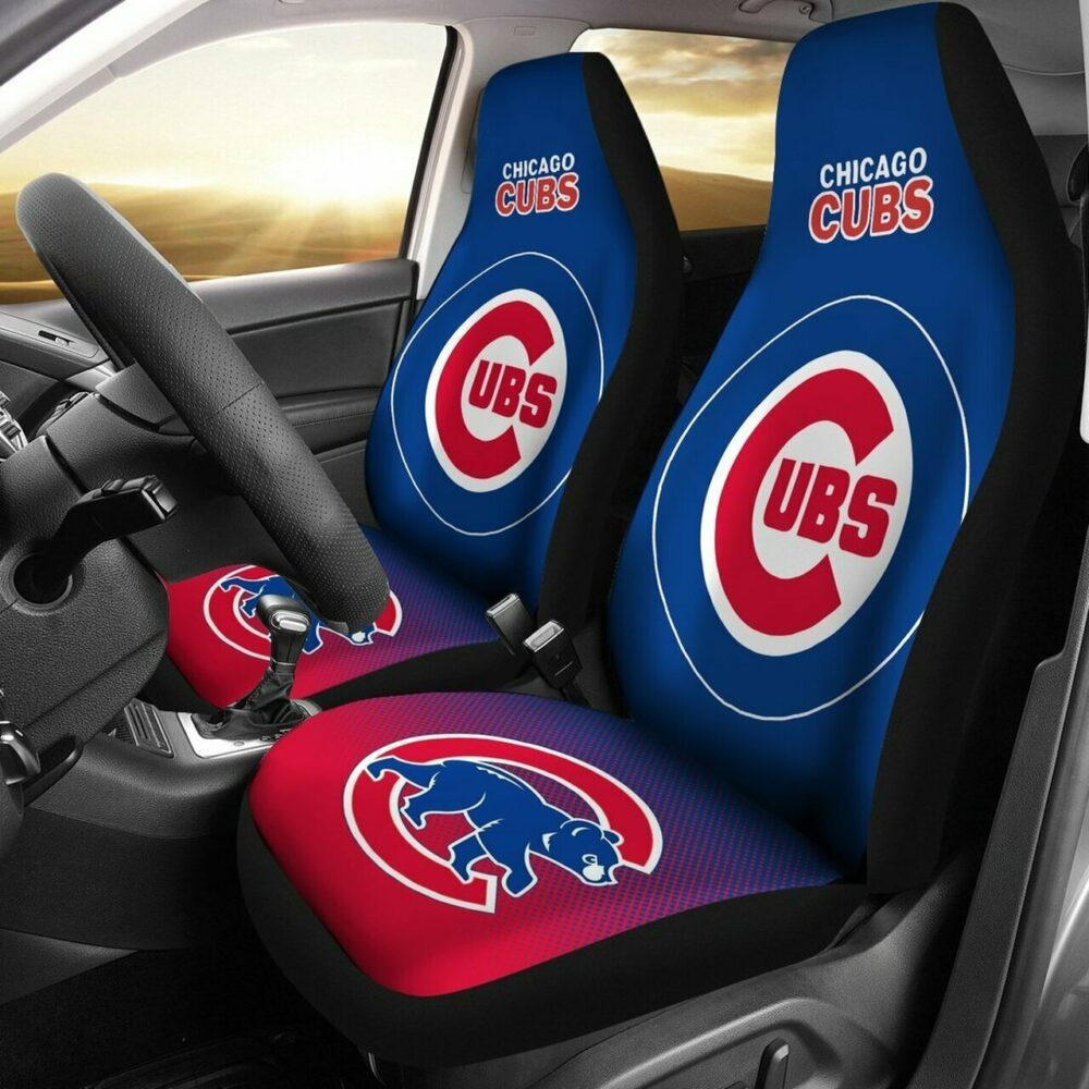 MLB Chicago Cubs Car Seat Covers Game Day Travel Comfort