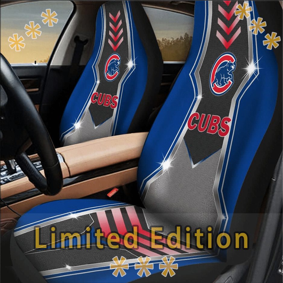 MLB Chicago Cubs Car Seat Covers Journey with Victorious Vibes