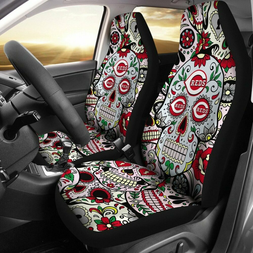 MLB Cincinnati Reds Car Seat Covers Auto Pride Essential