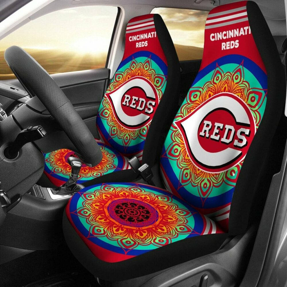 MLB Cincinnati Reds Car Seat Covers Game Day Travel Comfort