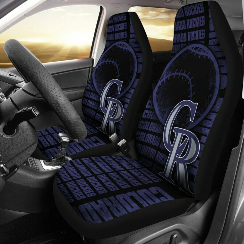 MLB Colorado Rockies Car Seat Covers Auto Pride Essential