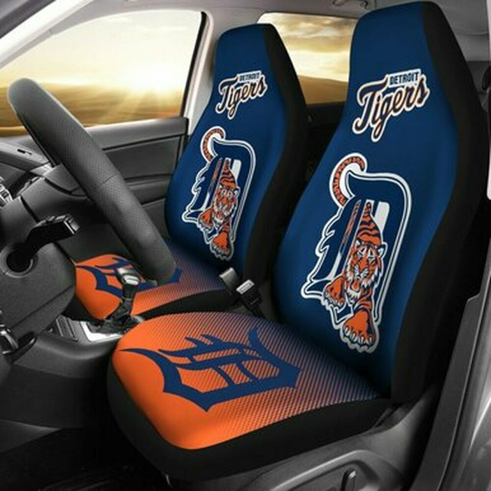 MLB Detroit Tigers Car Seat Covers Game Day Travel Comfort