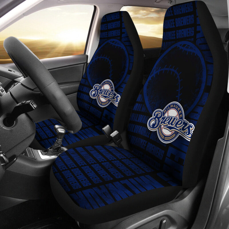MLB Milwaukee Brewers Car Seat Covers Auto Pride Essential