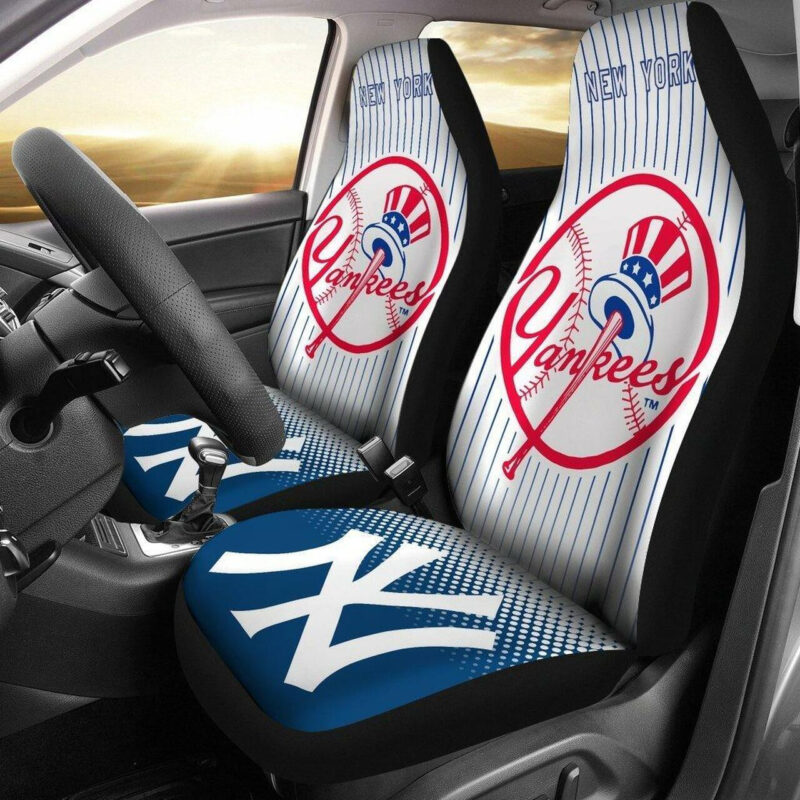 MLB New York Yankees Car Seat Covers Journey with Victorious Vibes