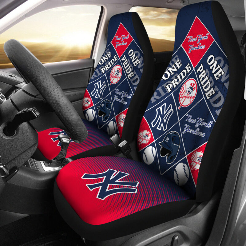 MLB New York Yankees Car Seat Covers Sporty Victory Upholstery