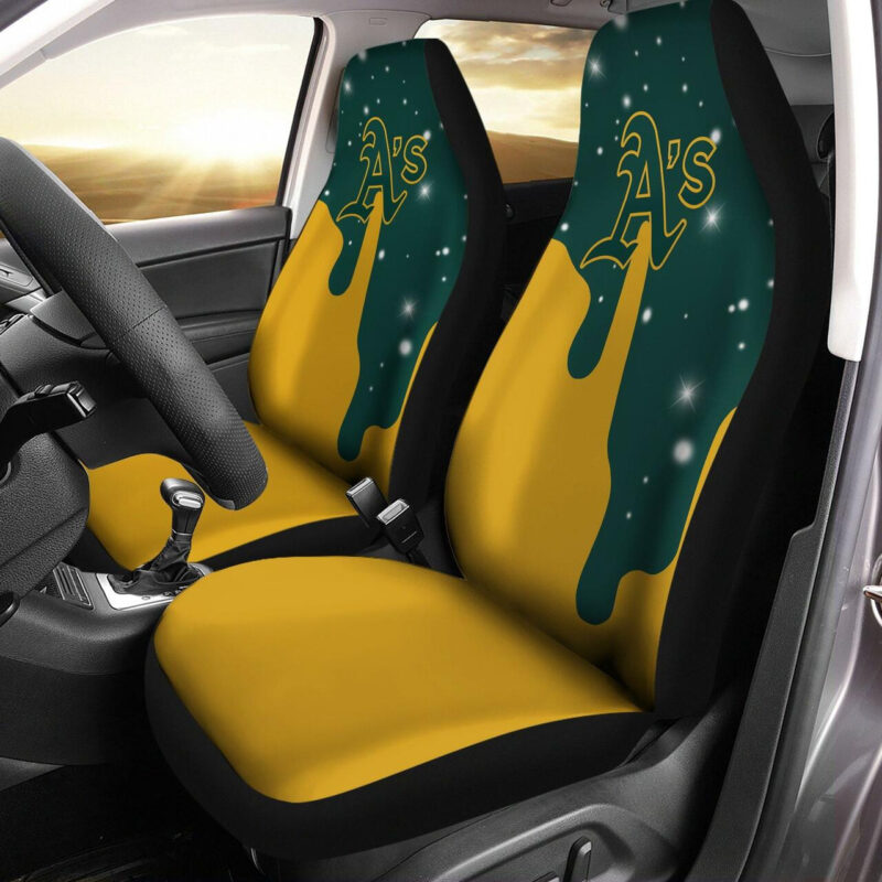 MLB Oakland Athletics Car Seat Covers Game Day Travel Comfort