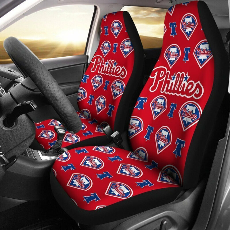 MLB Philadelphia Phillies Car Seat Covers Auto Pride Essential