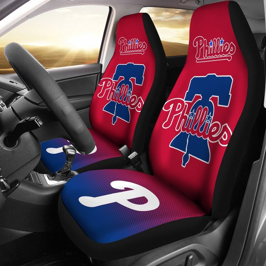 MLB Philadelphia Phillies Car Seat Covers On The Road Pride