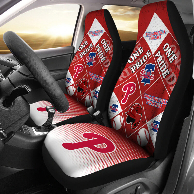 MLB Philadelphia Phillies Car Seat Covers Pride Mobile Experience