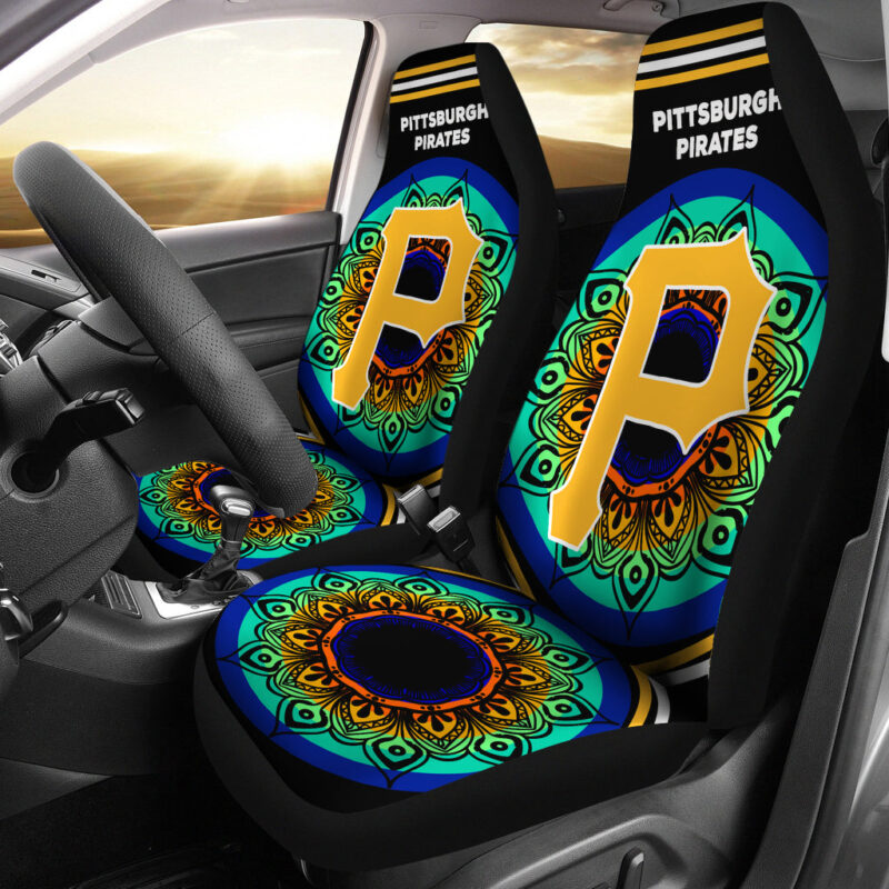 MLB Pittsburgh Pirates Magical And Vibrant Car Seat Covers