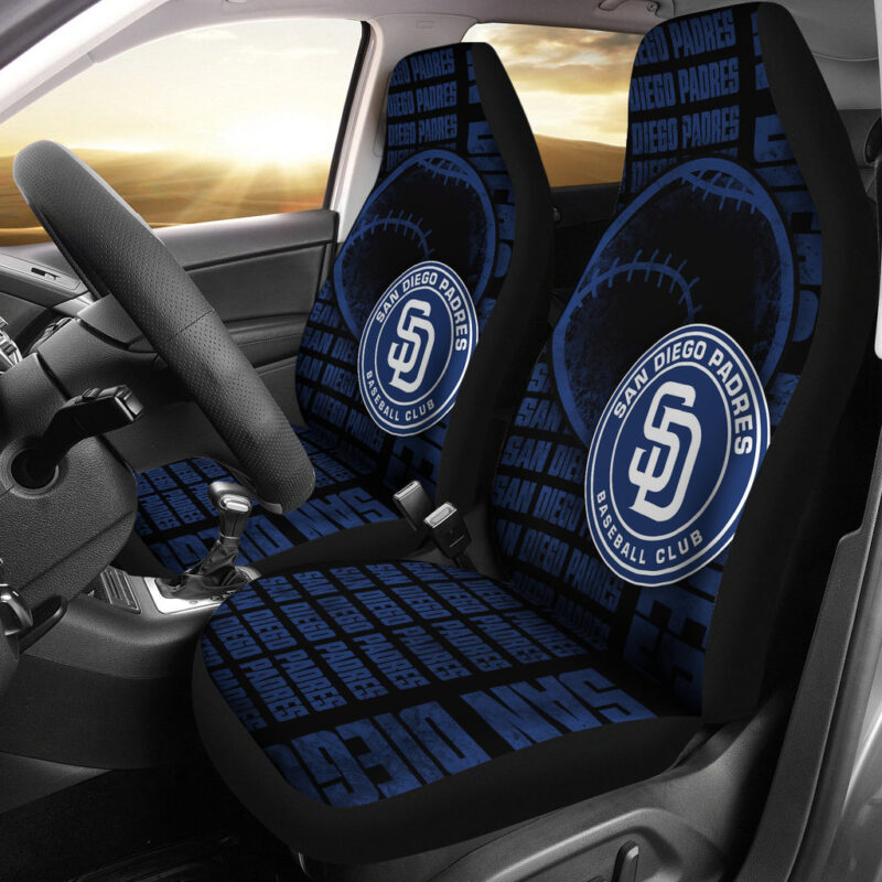 MLB San Diego Padres Car Seat Covers Game Day Travel Comfort