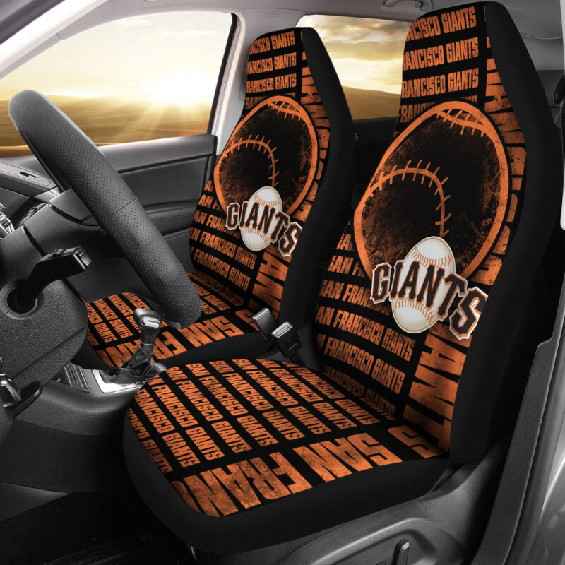 MLB San Francisco Giants Car Seat Covers Game Day Travel Comfort