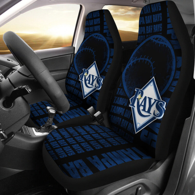 MLB Tampa Bay Rays Car Seat Covers Champion Auto Style