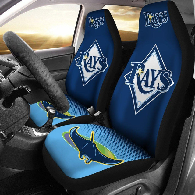 MLB Tampa Bay Rays Car Seat Covers Game Day Travel Comfort