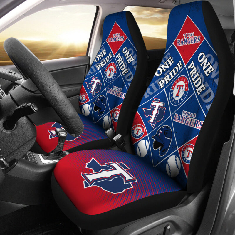 MLB Texas Rangers Car Seat Covers Champion Auto Enhancement